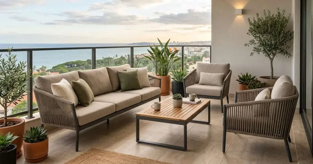 Muebles de cuerda náutica: el secreto para un exterior que resiste el sol (y luce de lujo)