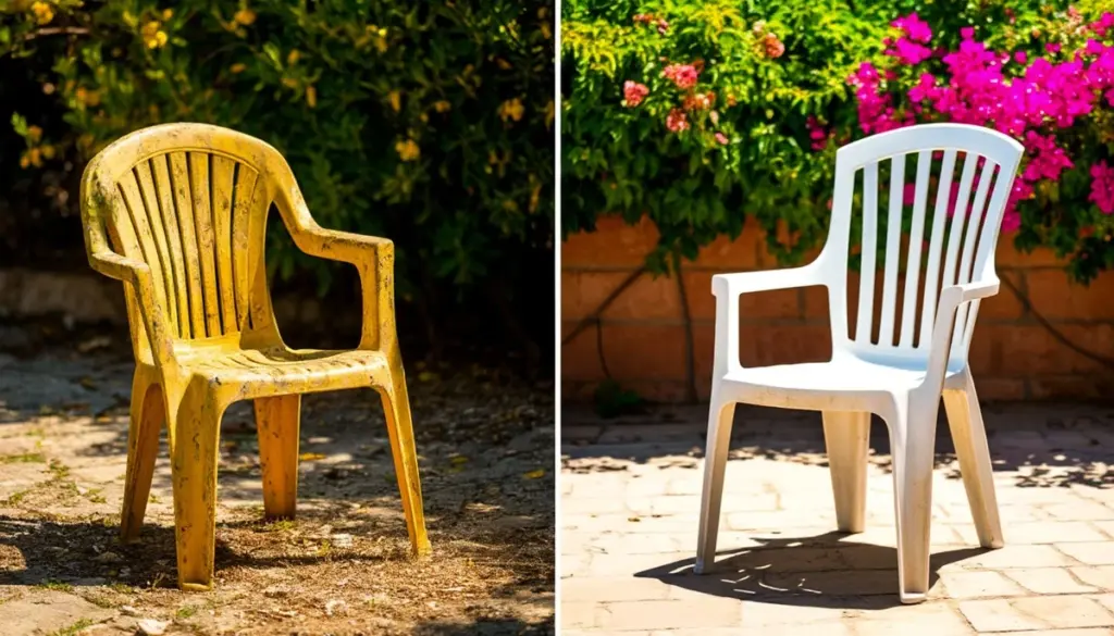 Muebles de jardín de plástico: el truco de 5 minutos para que brillen
