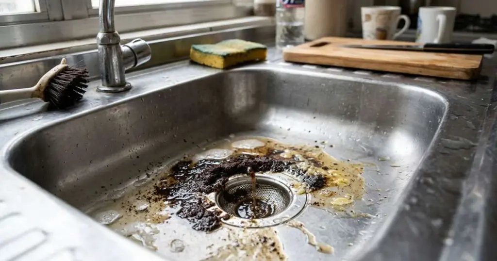 No tires los posos de café por el desagüe de la cocina: Podrías estar arruinando tus tuberías