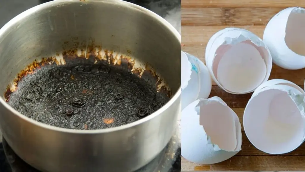 Ollas quemadas: no las tires y usa cáscara de huevo con carbonato de calcio
