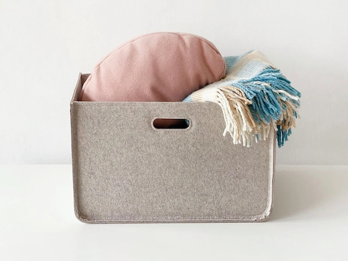 Orden en IKEA: cajas textiles de Aldi de 30x30 cm eliminan el ruido visual - image 1