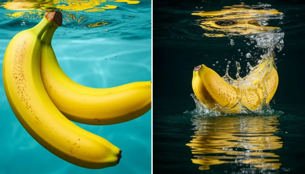Plátano maduro: el truco del agua para detectar sustancias químicas en 1 segundo