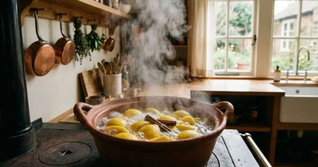 Por qué en las casas italianas hierven cáscaras de limón con canela antes de recibir visitas