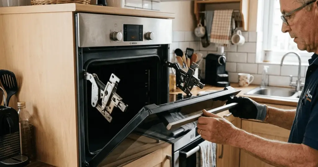 Por qué las bisagras del horno se liberan así: mi truco infalible para una limpieza profunda
