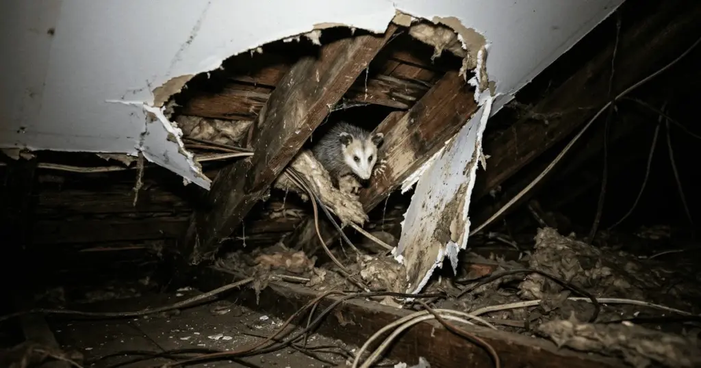 ¿Por qué los animales nocturnos eligen tu techo?