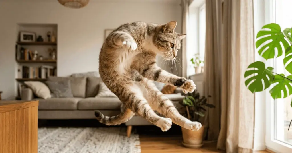 ¿Por qué los gatos caen siempre de pie? La asombrosa ciencia detrás de su equilibrio