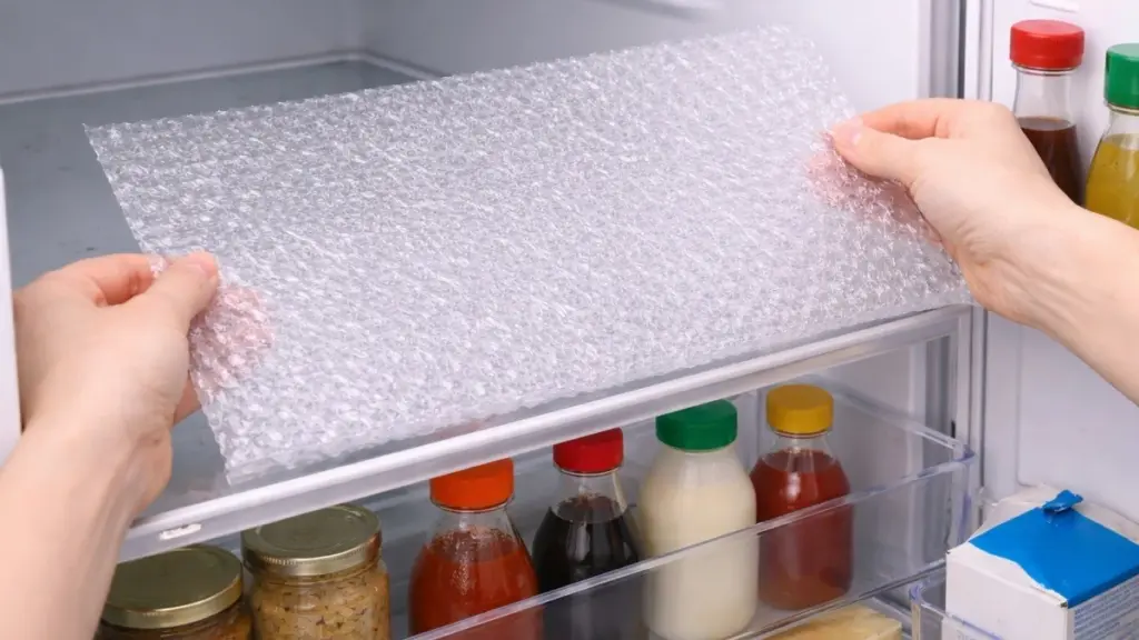 Por qué no debes tirar el plástico de burbujas: el truco del refrigerador