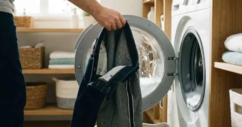 Por que virar o jeans do avesso antes de lavar melhora sua durabilidade