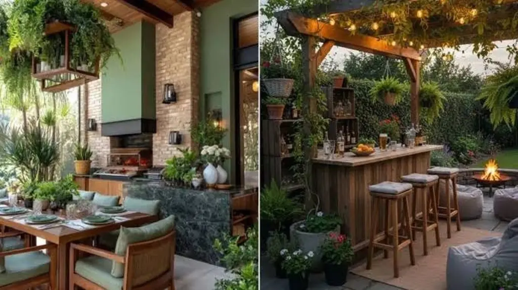 Quincho biodiseñado: integra Naturaleza con olivos y riego smart para bajar 5°C