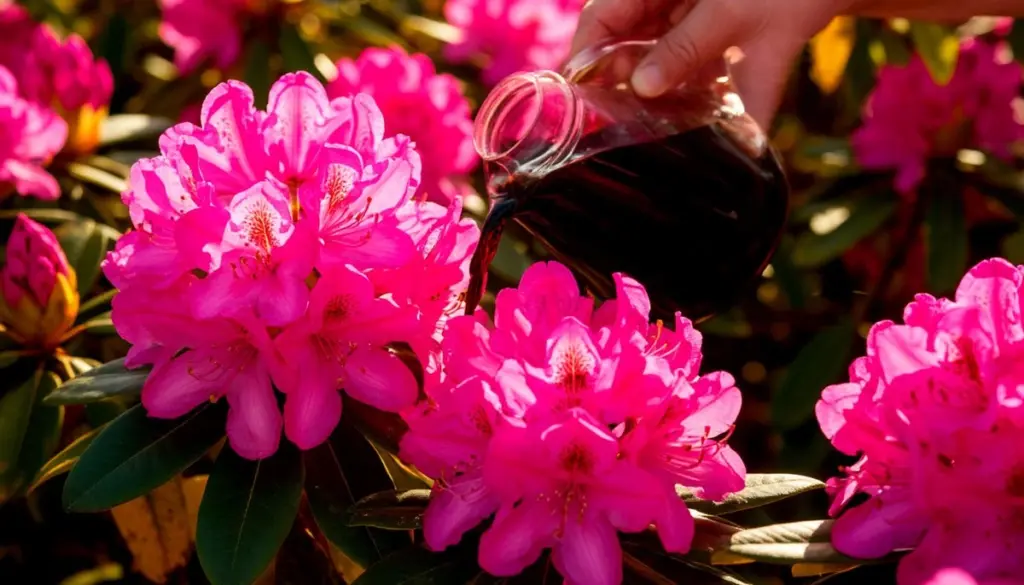 Rododendro espectacular en marzo: echa 10 cucharadas de posos de café