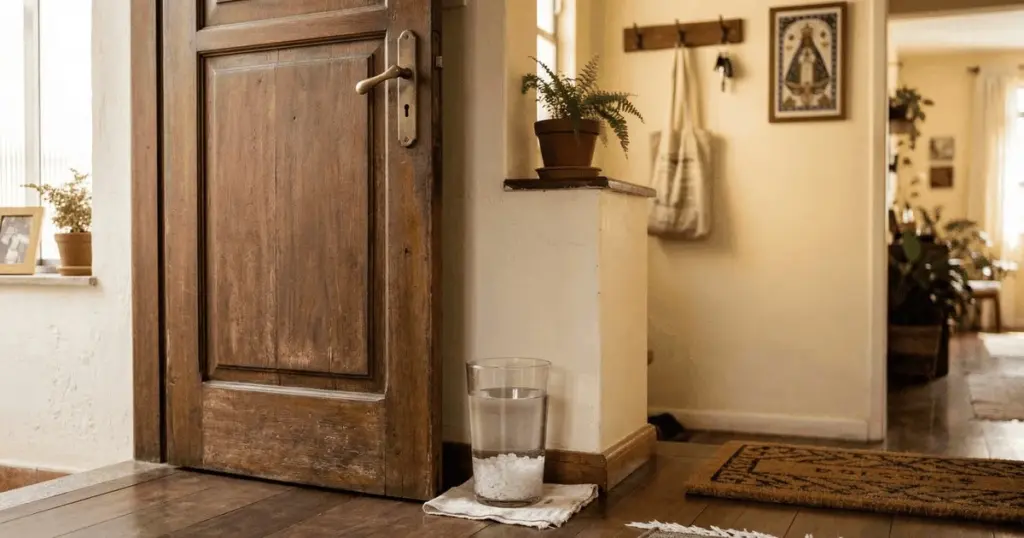 Sal gruesa y agua: el antiguo protector de tu hogar que hoy renueva las energías de tu sala