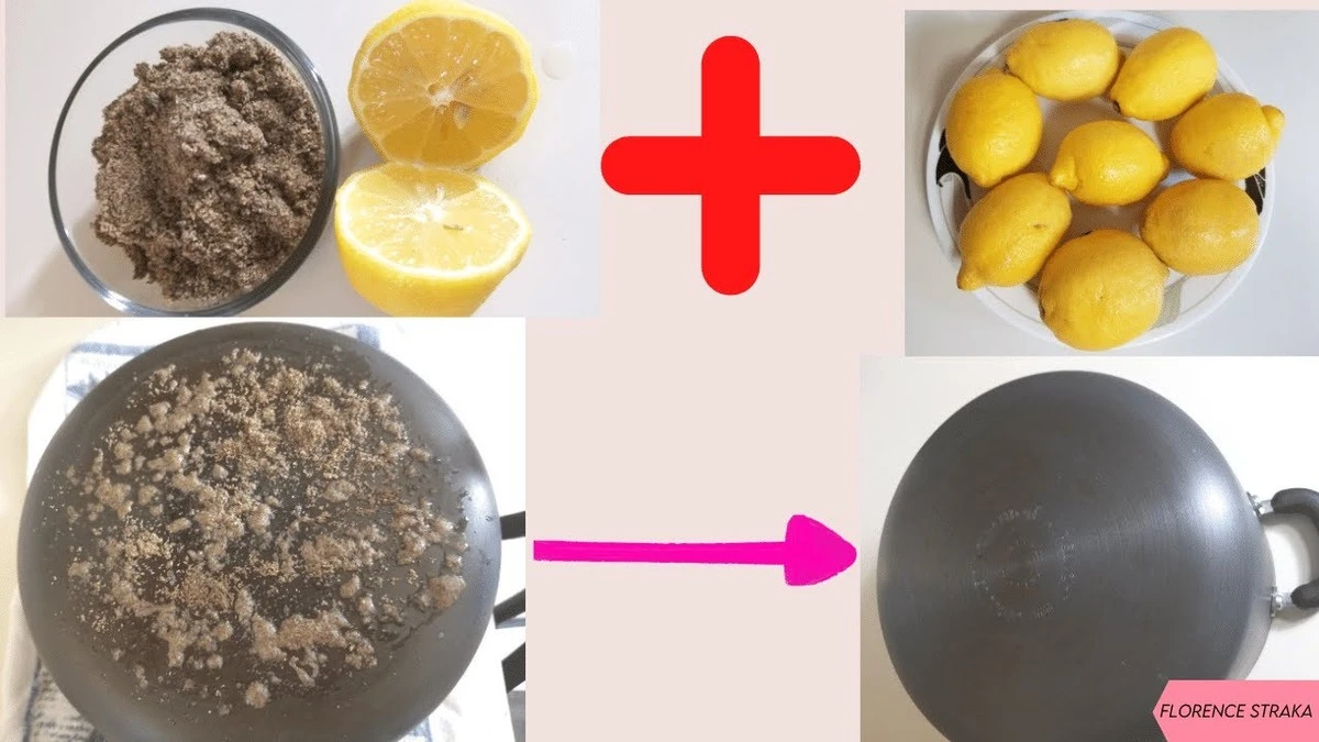 Sartenes negras: el truco de bicarbonato de sodio y limón que las limpia en 15 minutos - image 1