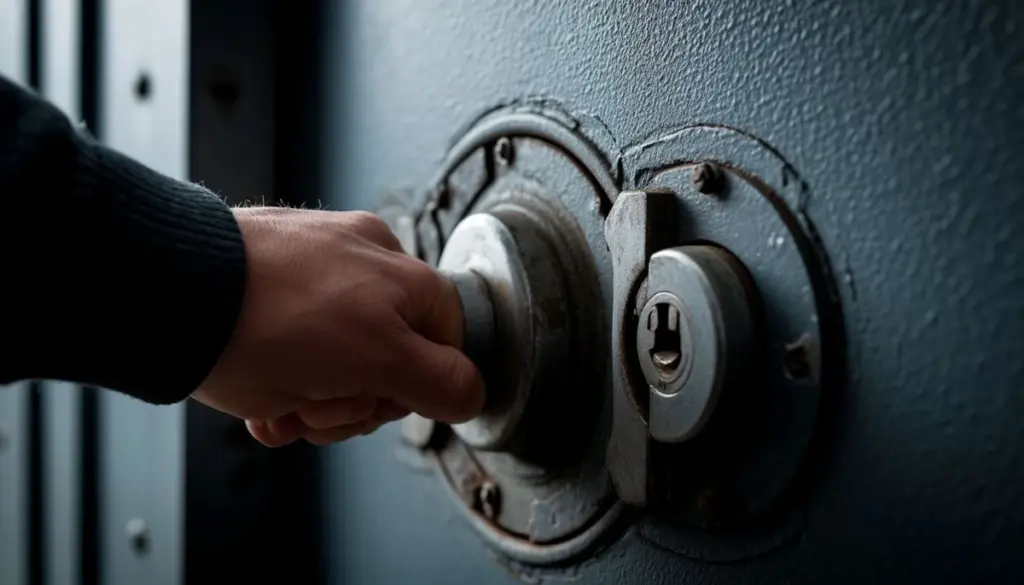Sella tu Espacio Protegido de Apartamento (Mamad): gira la puerta de acero hacia arriba