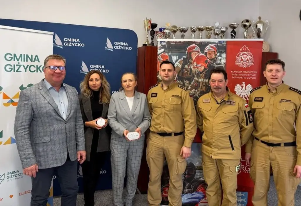 Sensores de IA y Matter 2.0 en el Municipio de Giżycko y Distrito de Giżycko