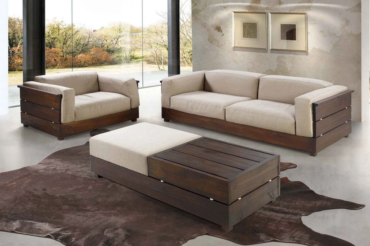 Sofá de madera en L: el truco de diseño para ampliar tu sala de estar - image 1