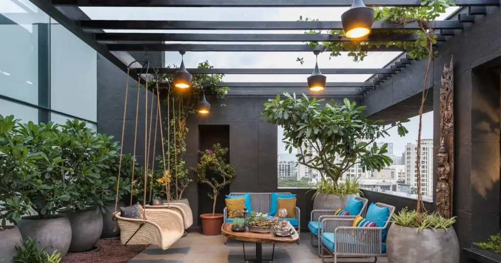 Terraza de lujo: el Mobiliario modular para exteriores y el Kring Summer Bali