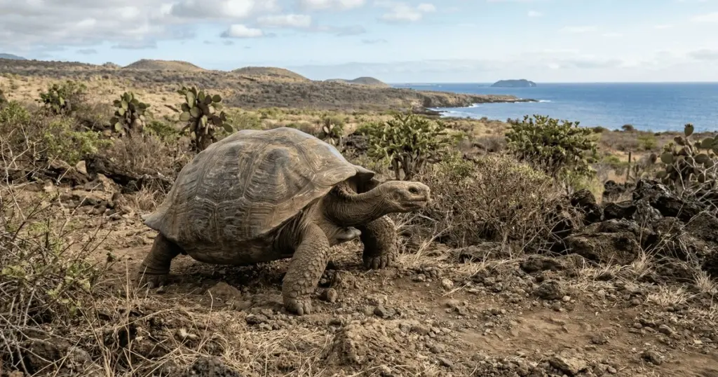 Tortugas gigantes regresan a Floreana: restauran el ecosistema de Galápagos tras 150 años