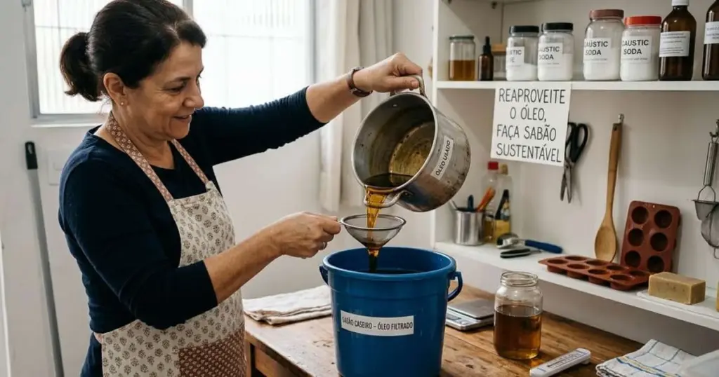 Transforma tu aceite de cocina usado en un jabón potente y económico