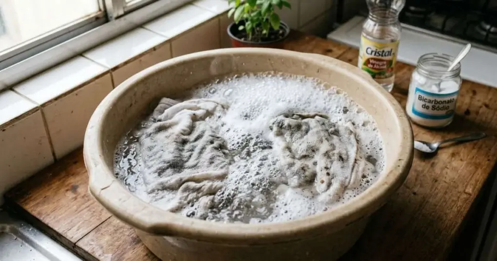 Truco: Deja tus paños de cocina en remojo toda la noche y di adiós a la grasa
