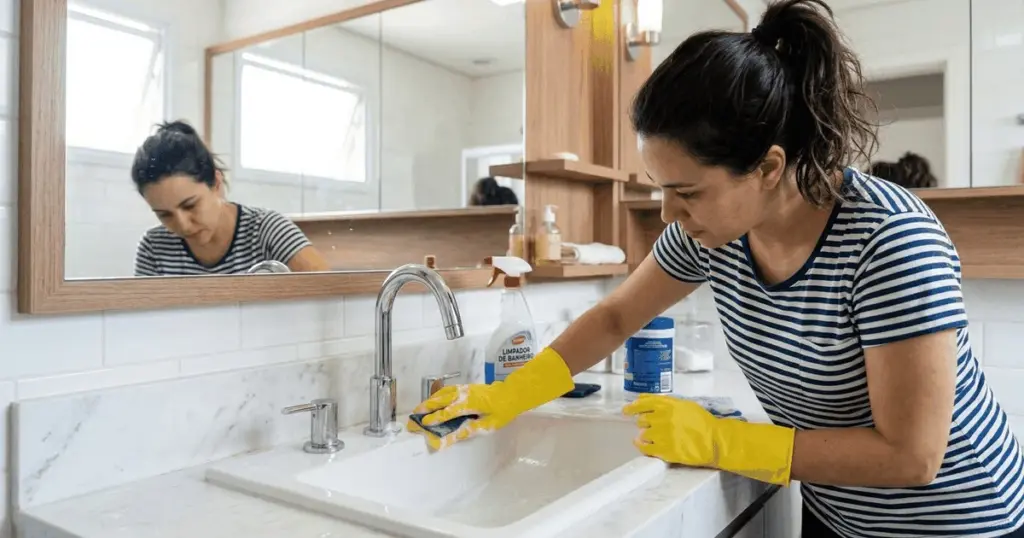 Truco de limpieza: el truco infalible para dejar tu baño reluciente en 15 minutos