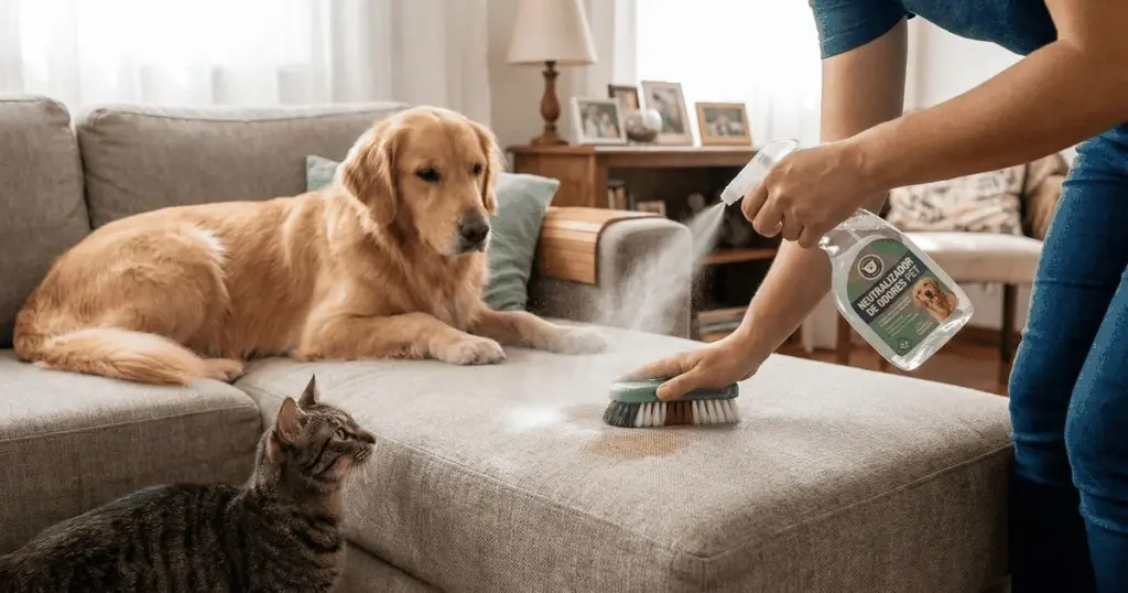 Truco de limpieza: Renueva tu sofá ahuyentando los olores de mascotas con dos ingredientes