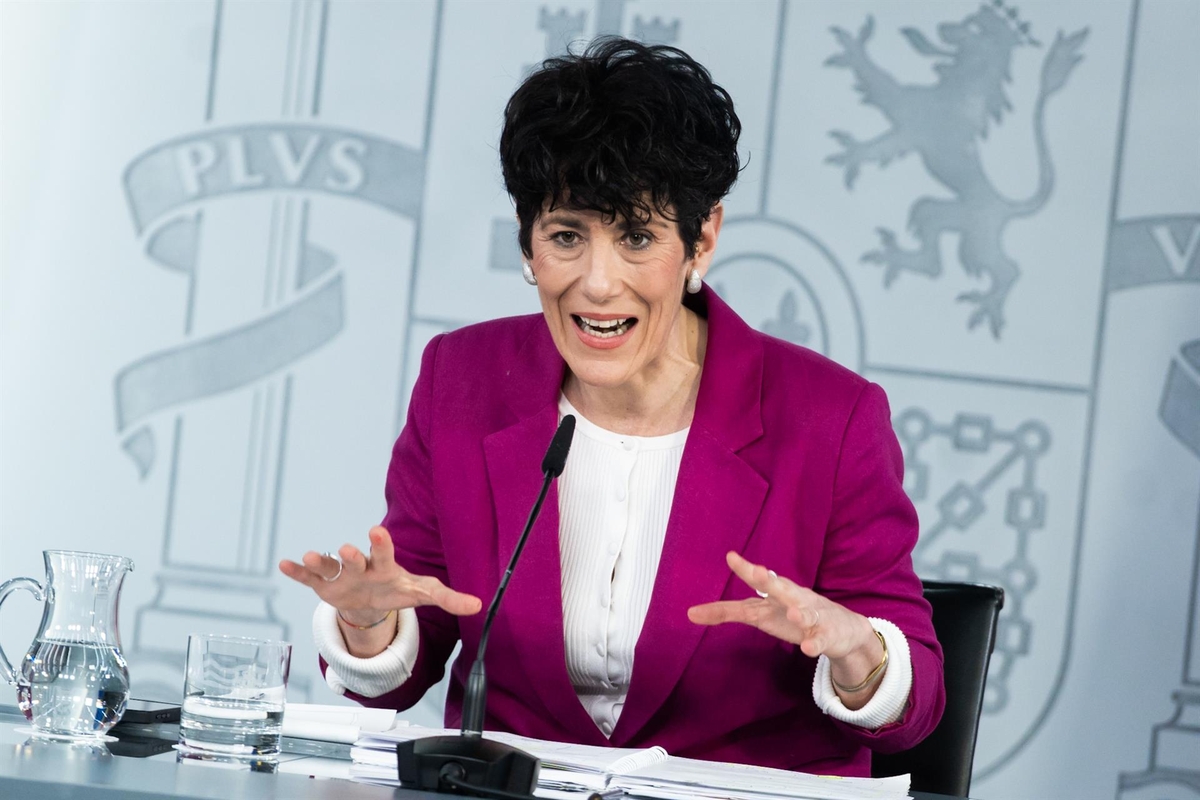 La ministra española de Inclusión y Seguridad Social, Elma Saiz.