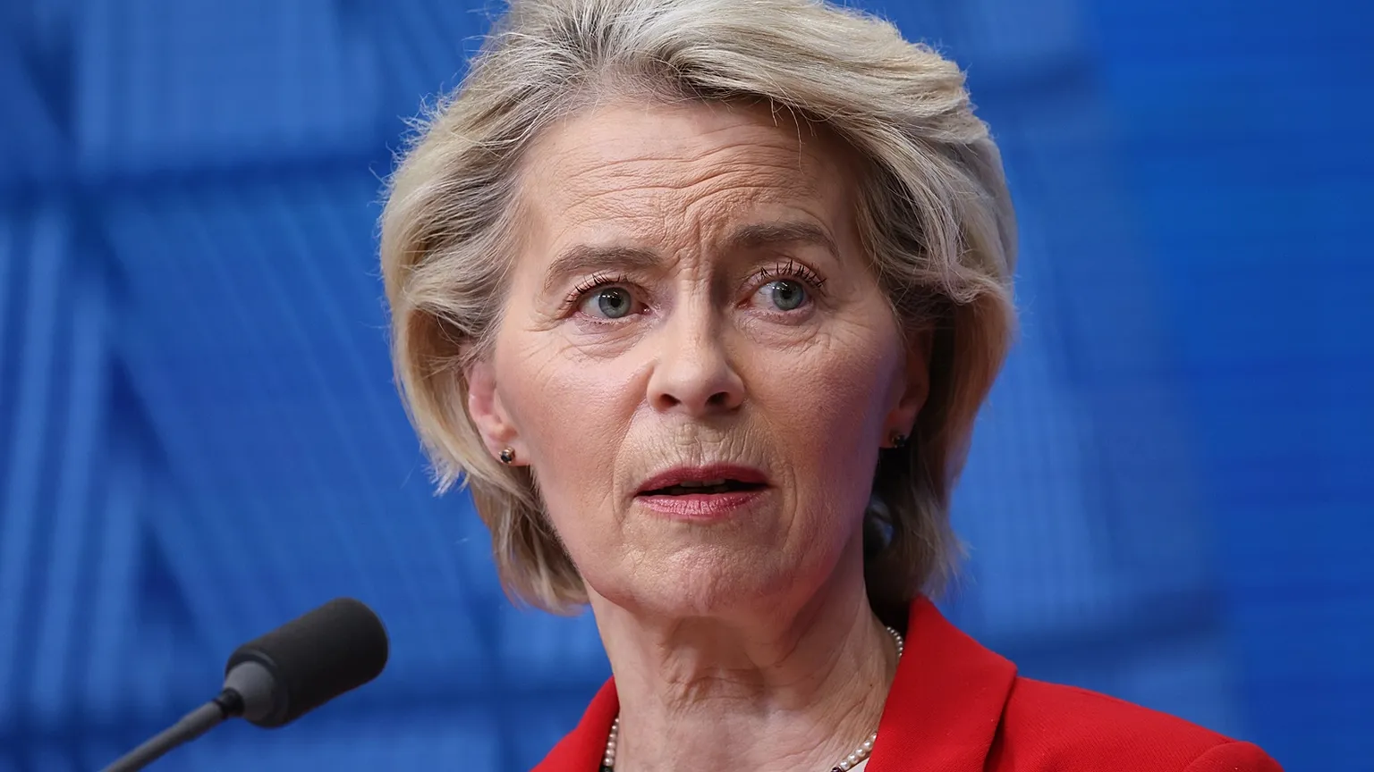 Ursula von der Leyen, the president of the European Commission.