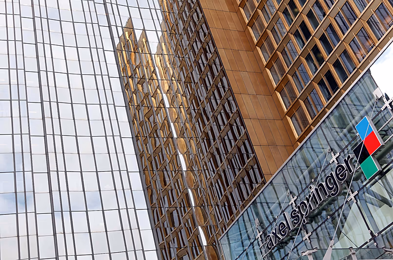 The headquarters of Axel Springer AG, the publisher of Germany's biggest newspaper BILD, pictured in Berlin, 11 March, 2009