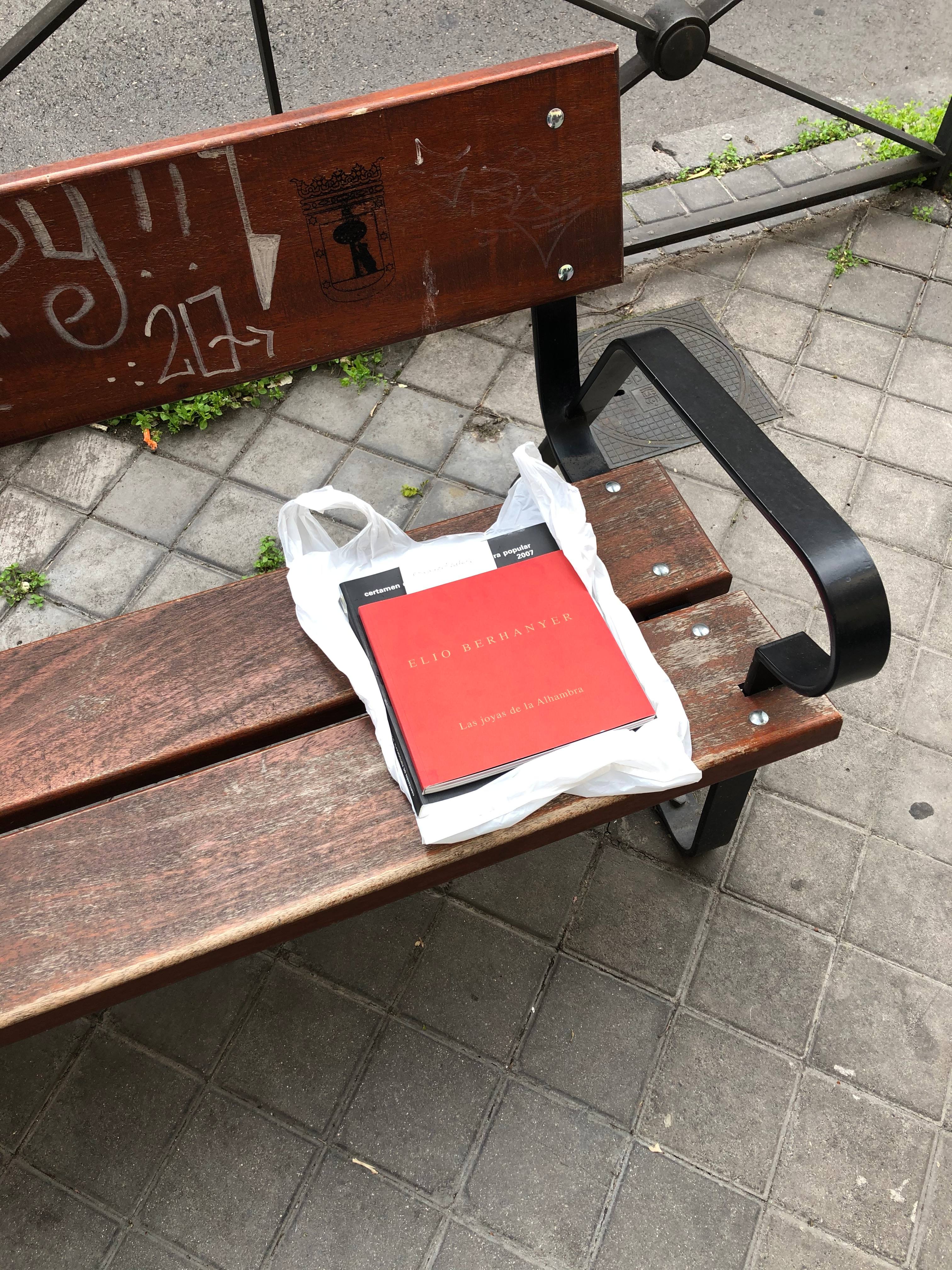Los libros encontrados. (Cedida)