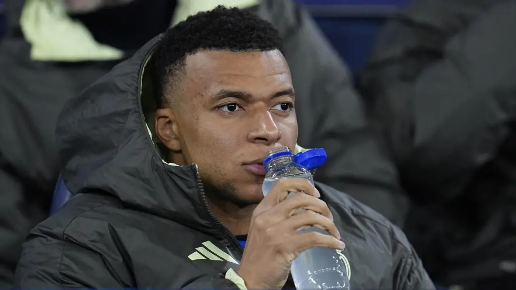 Mbappé, suplente en el derbi ante el Atlético de Madrid.
