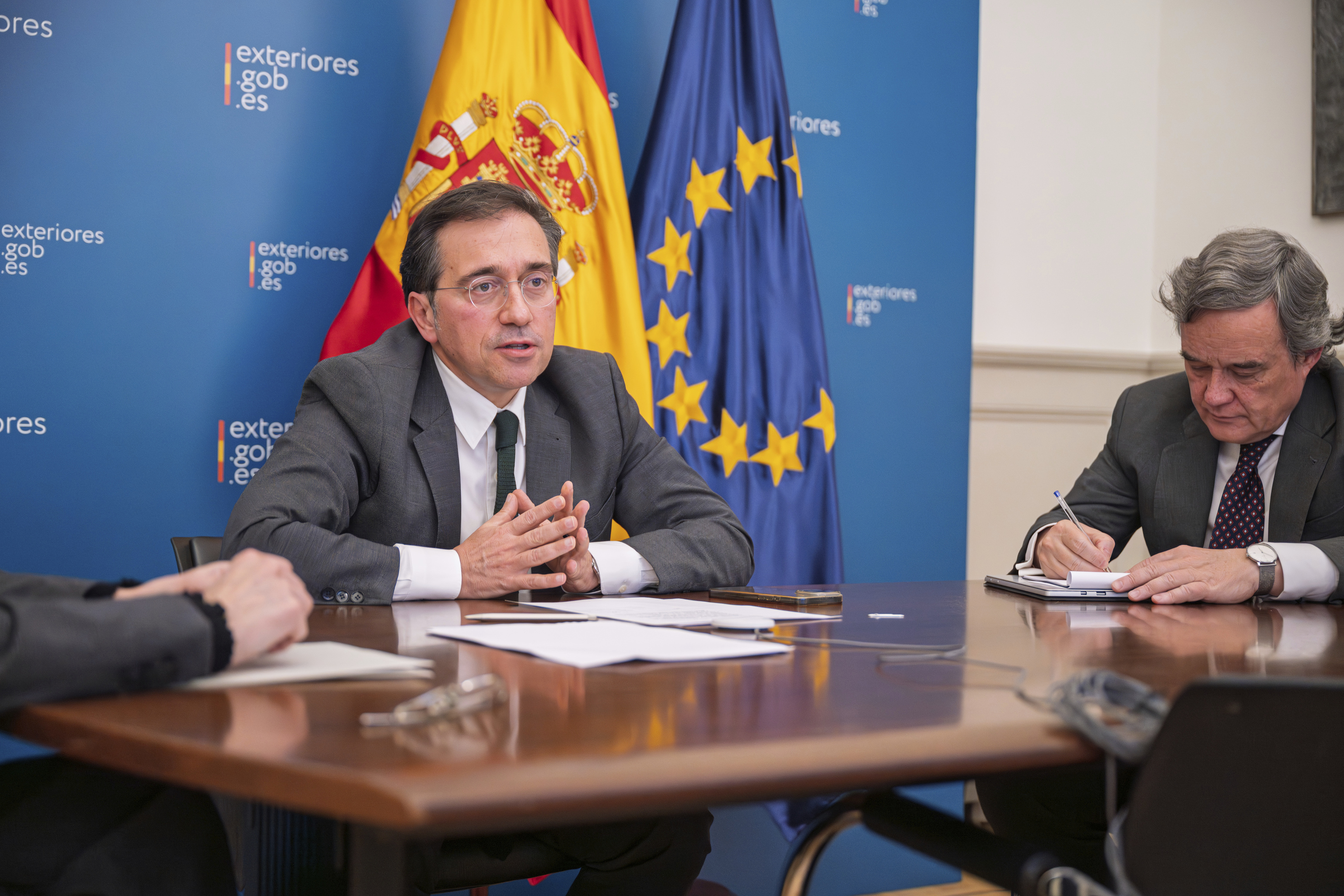 José Manuel Albares en una imagen de archivo.