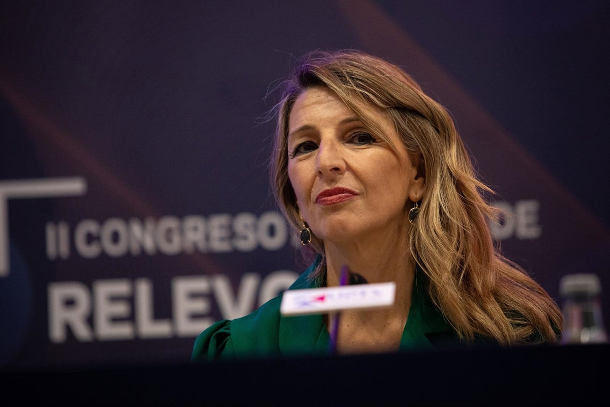 La vicepresidenta segunda del Gobierno y ministra de Trabajo y Economía Social, Yolanda Díaz.(Adrián Irago - Europa Press)