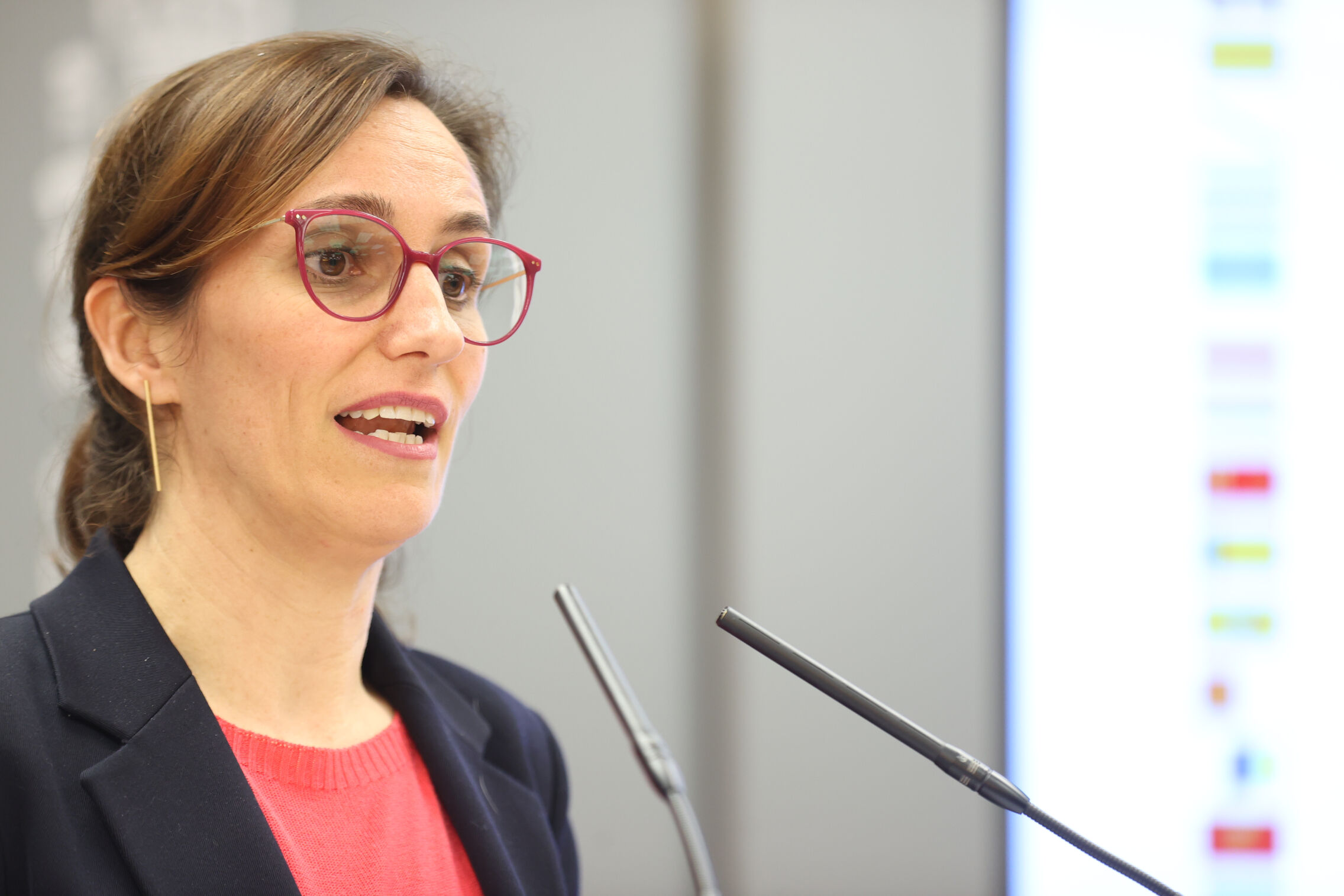 Foto: La ministra de Sanidad, Mónica García. (EFE/Víctor Lerena).
