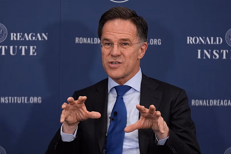 NATO Secretary General Mark Rutte speaks at the Ronald Reagan Institute in Washington, 9 April, 2026