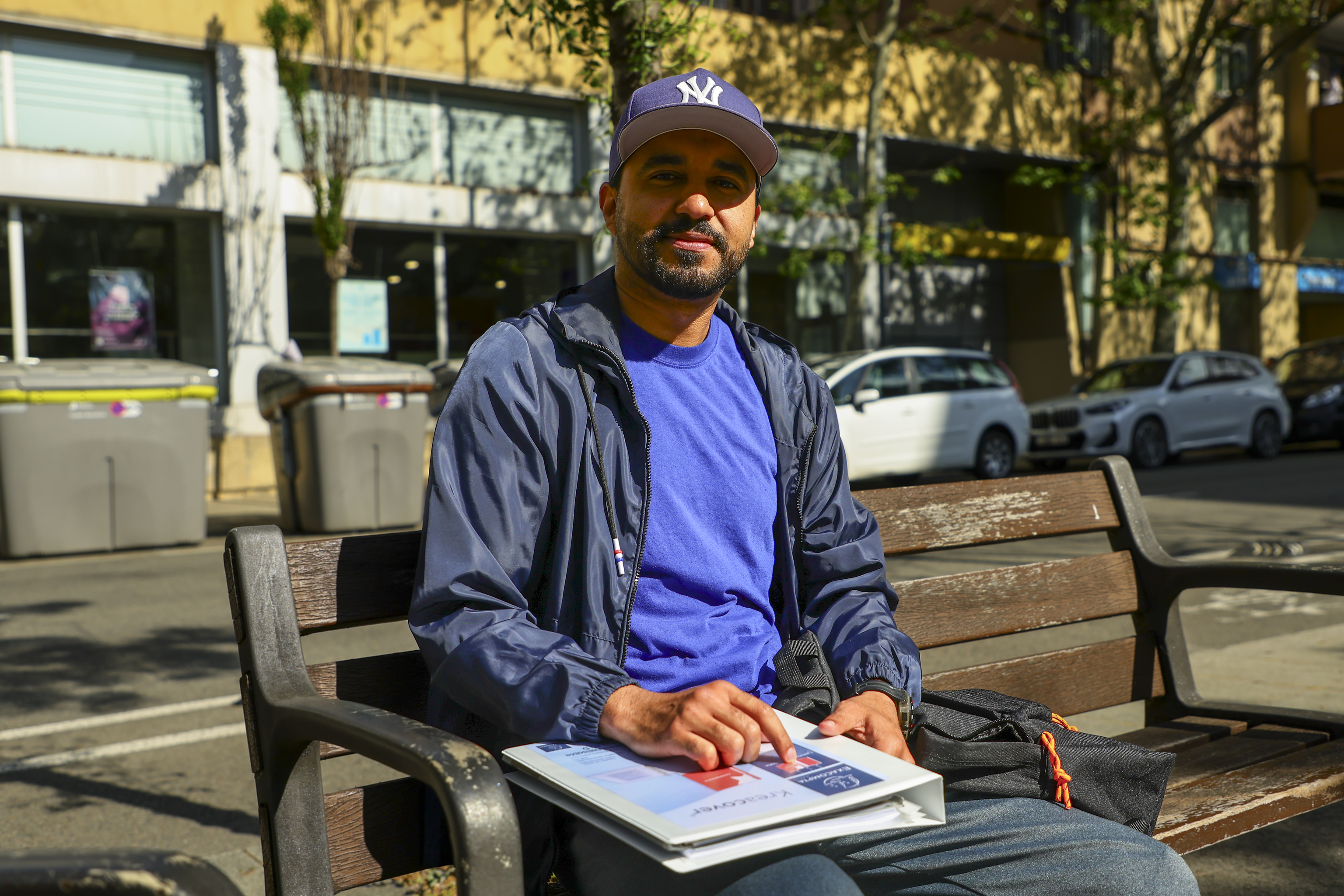 Eduard Granderson, llegado de Venezuela en octubre, con toda la documentación.
