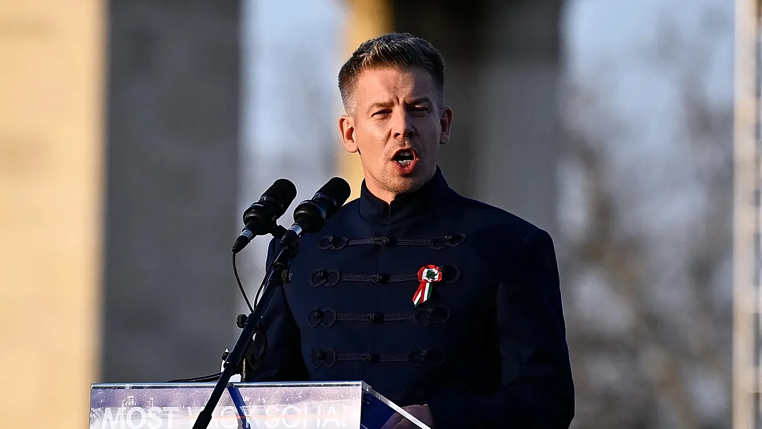 Magyar is spending most of his time in Hungary ahead of the 12 April elections