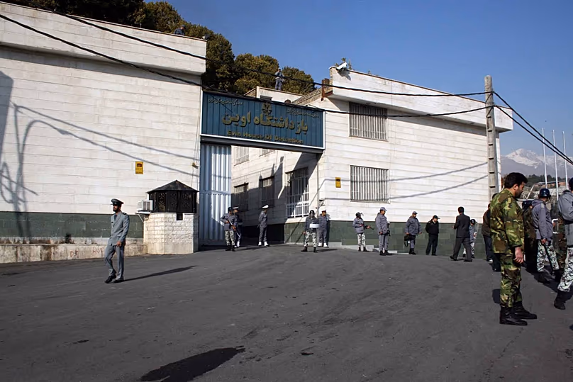 The entrance of Evin Prison in Tehran, 24 August, 2008