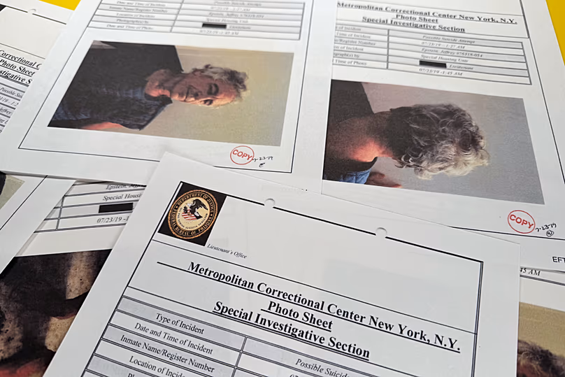 A document that was included in the US Department of Justice release of the Jeffrey Epstein files, 10 February, 2026