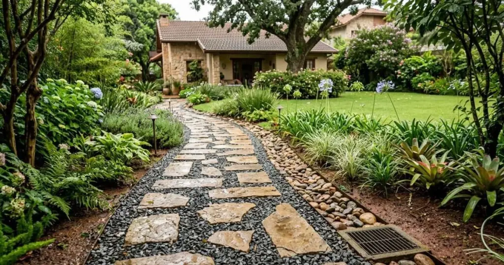 3 materiales geniales y sin cemento para tu jardín (adiós al encharcamiento)