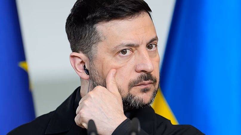 Volodymyr Zelenskyy visited Berlin.