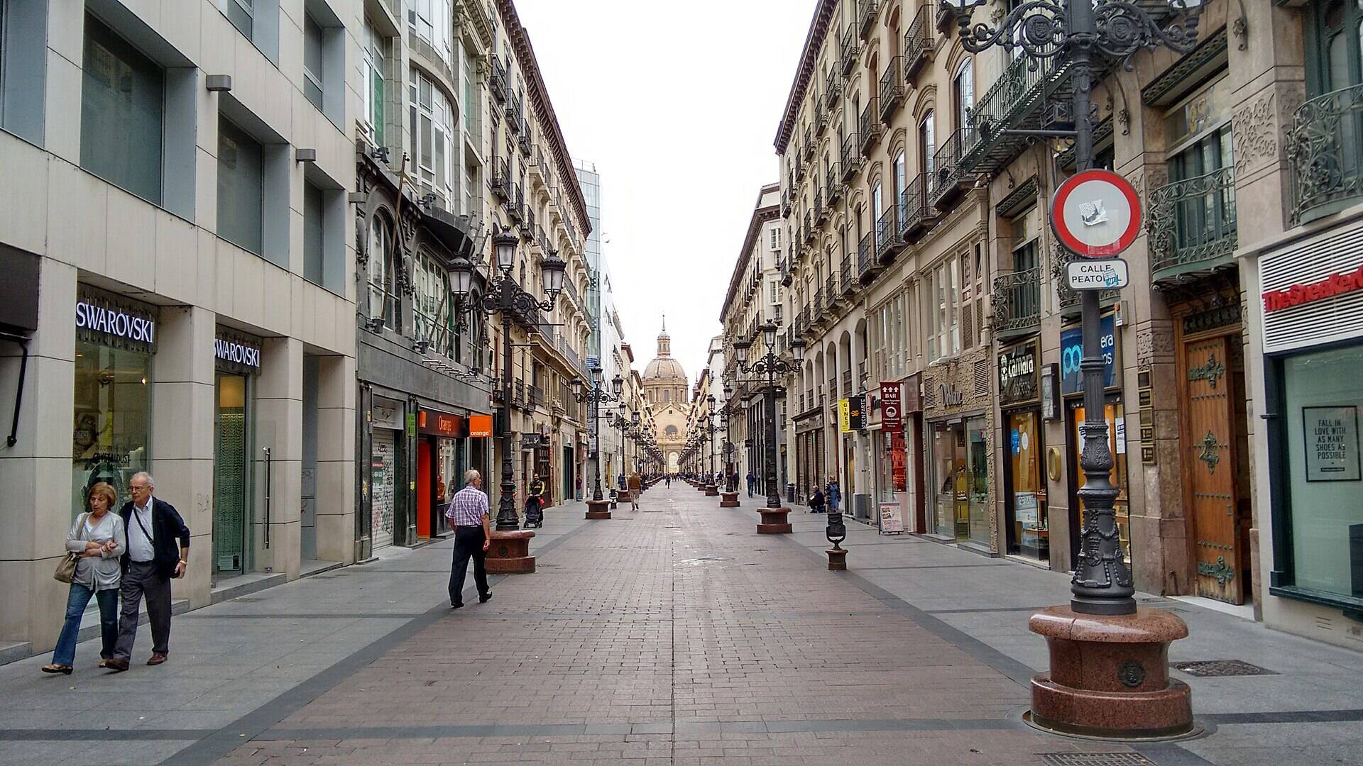Foto: Descubre la calle peatonal más bonita y famosa de Zaragoza. (Wikipedia/Héctor Ochoa 'Robot8A')