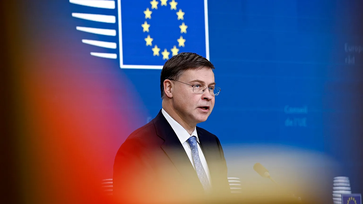 European Commissioner Valdis Dombrovskis.