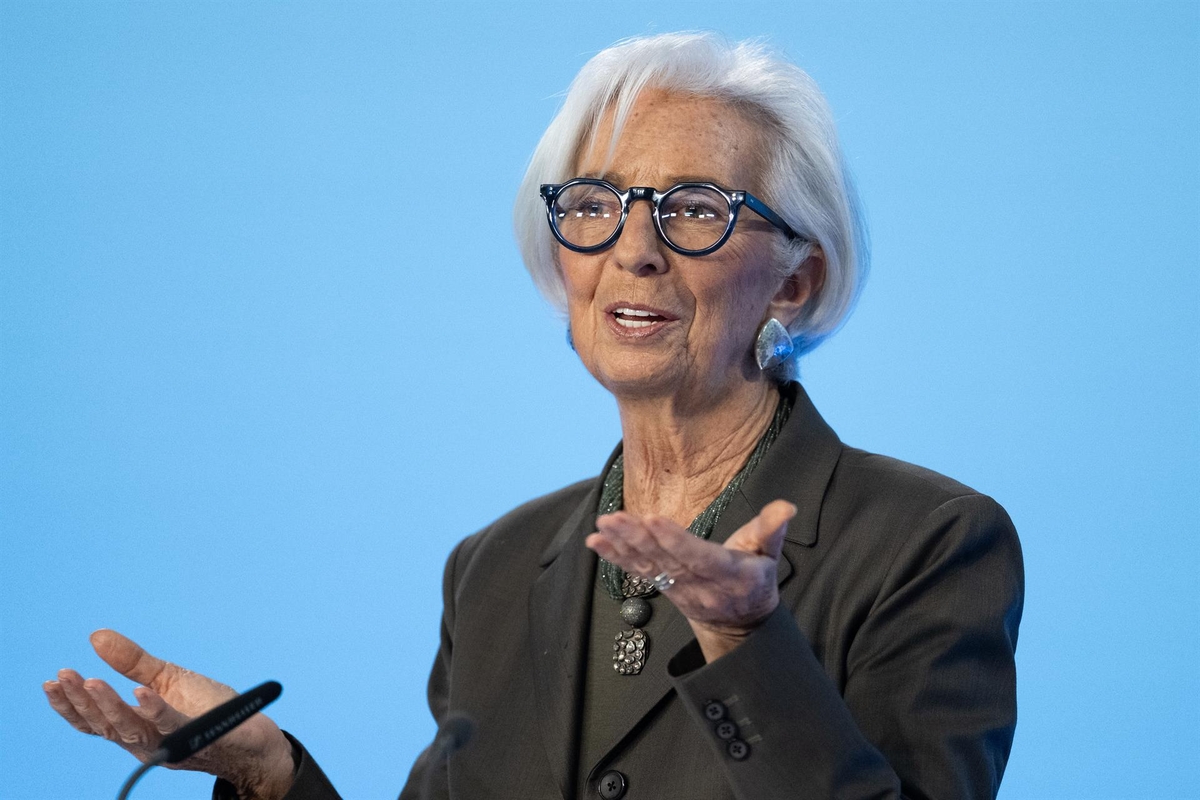 Christine Lagarde, presidenta del BCE.