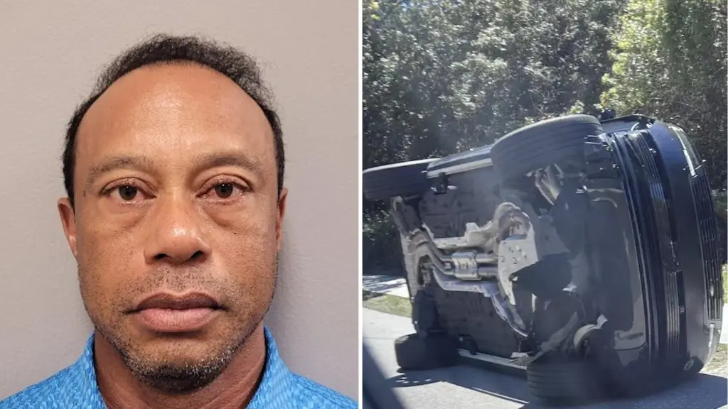 Foto de Tiger Woods de su ficha policial tras ser detenido