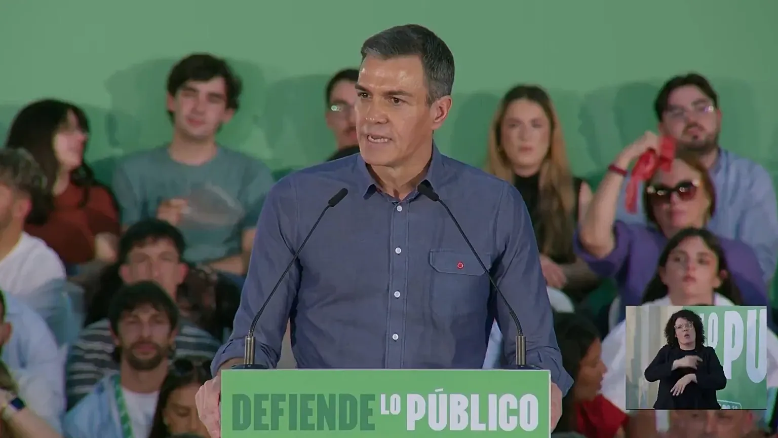 Pedro Sánchez announcing he will submit the proposal to end the association with Israel to the EU, 19 April 2026