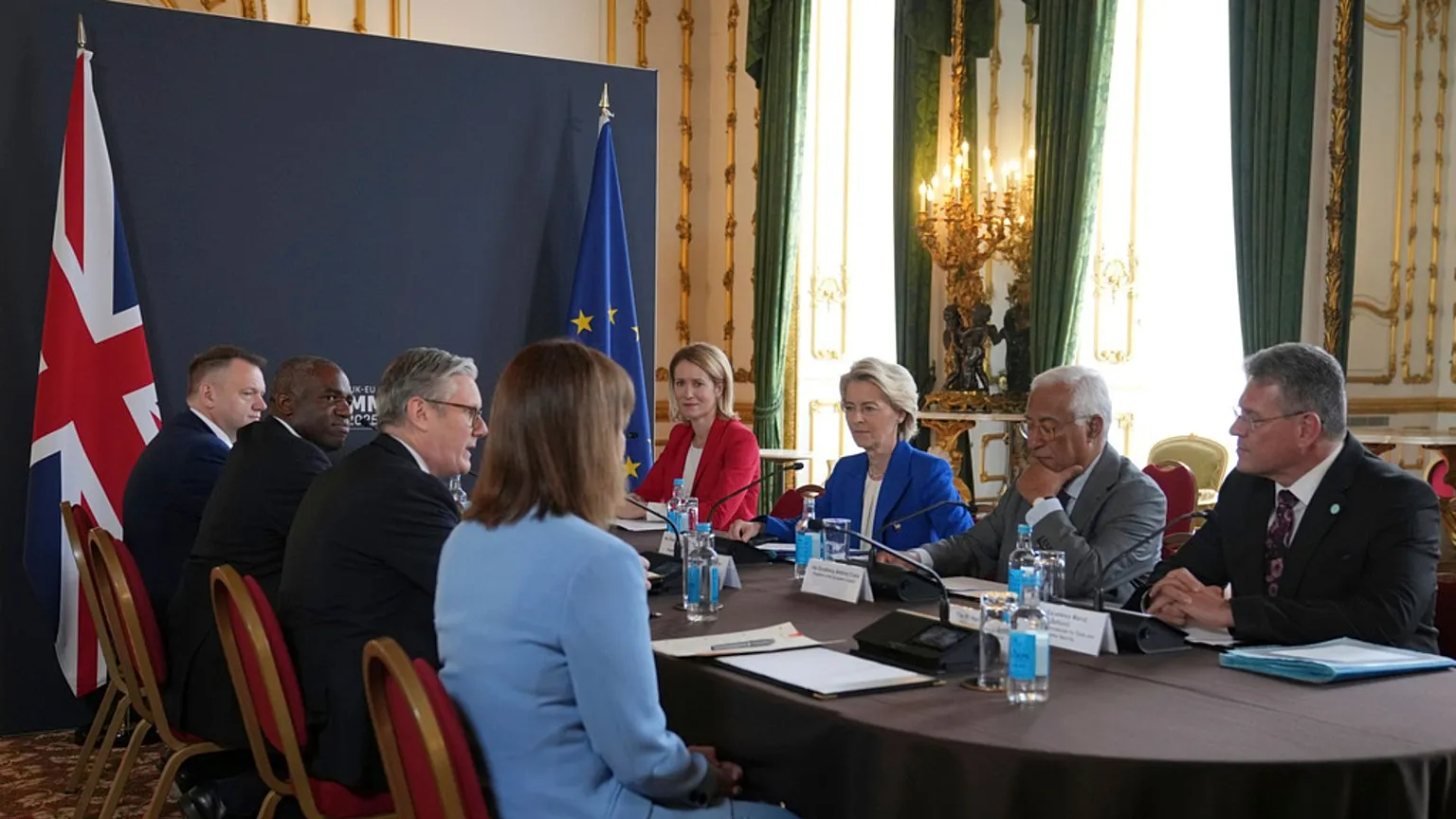 FILE - The UK-EU summit in London, 19 May 2025