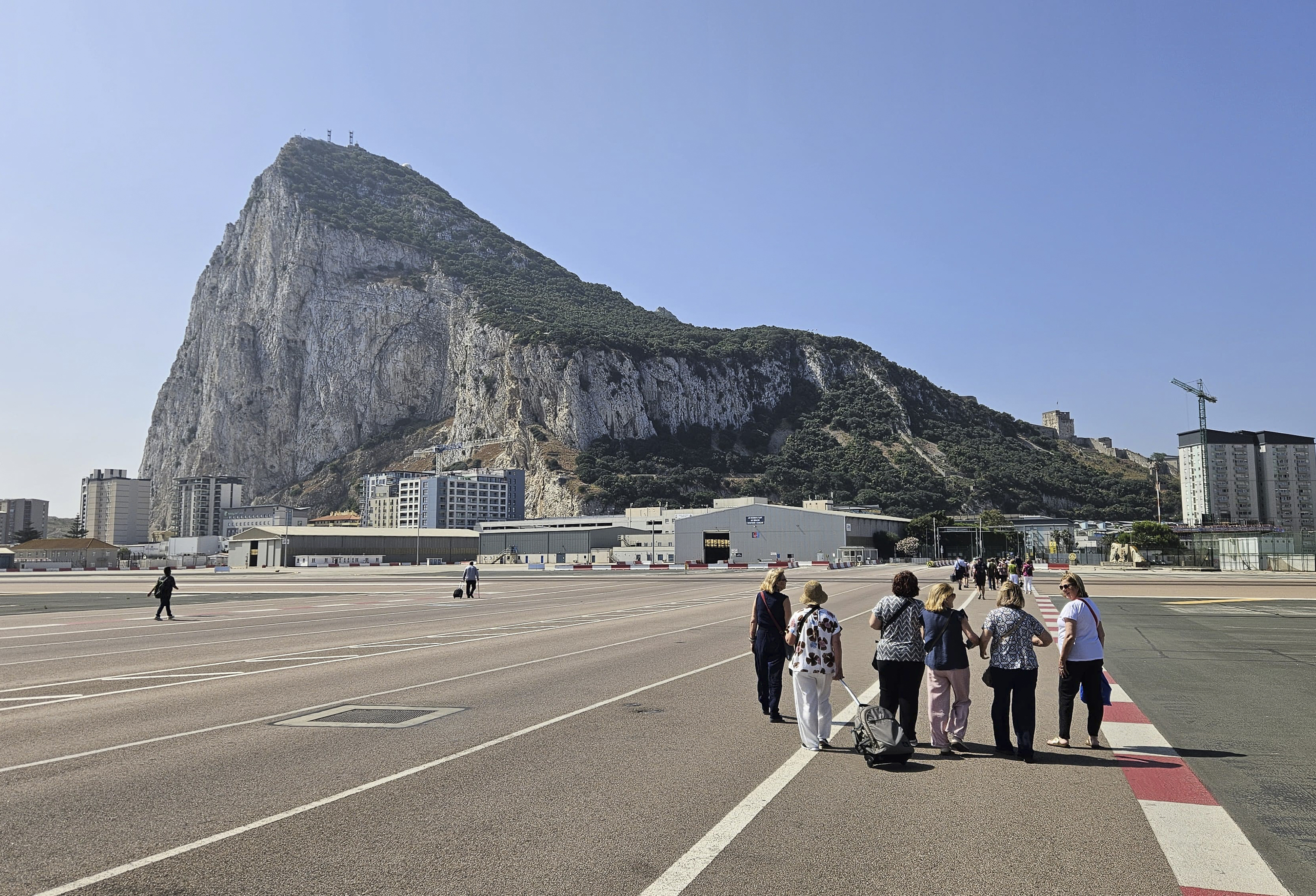 Vista del Peñon de Gibraltar.