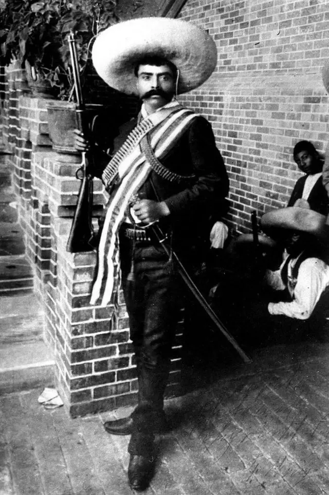 una fotografía de Emiliano Zapata