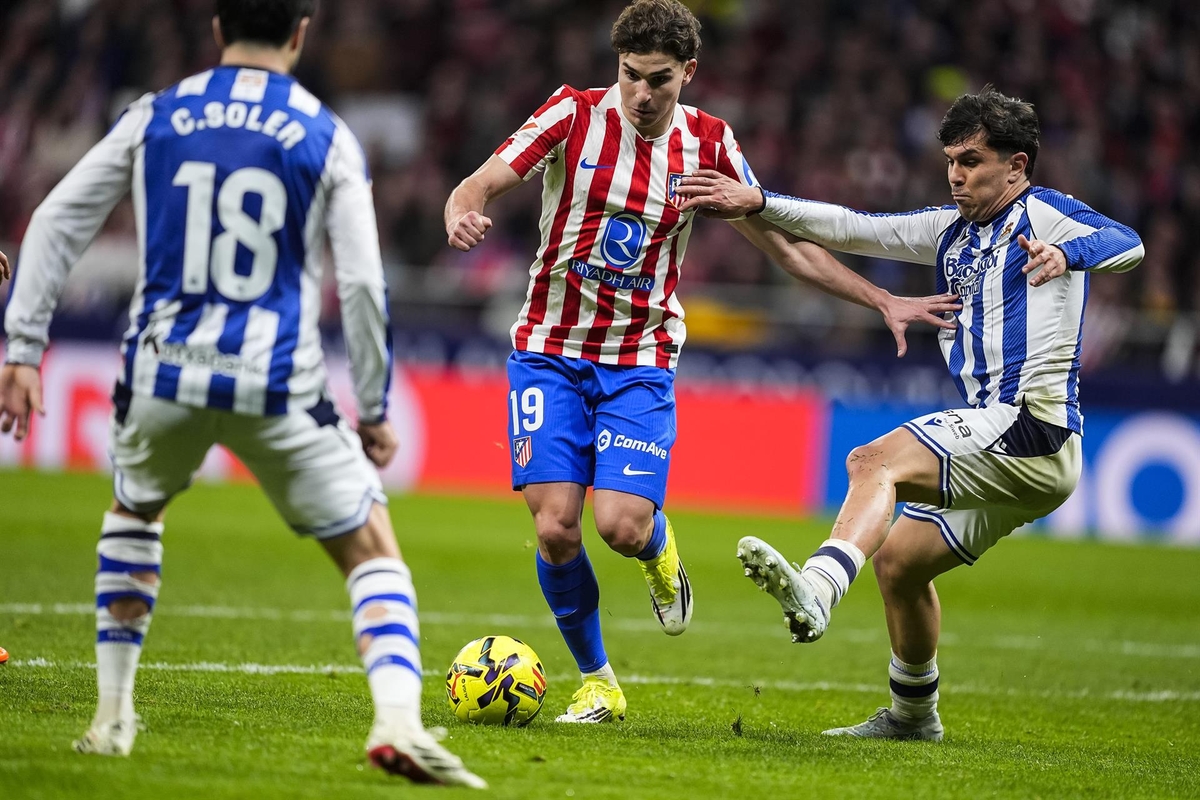 Atlético de Madrid y Real Sociedad se encuentran en una final de Copa del Rey. (Europa Press)
