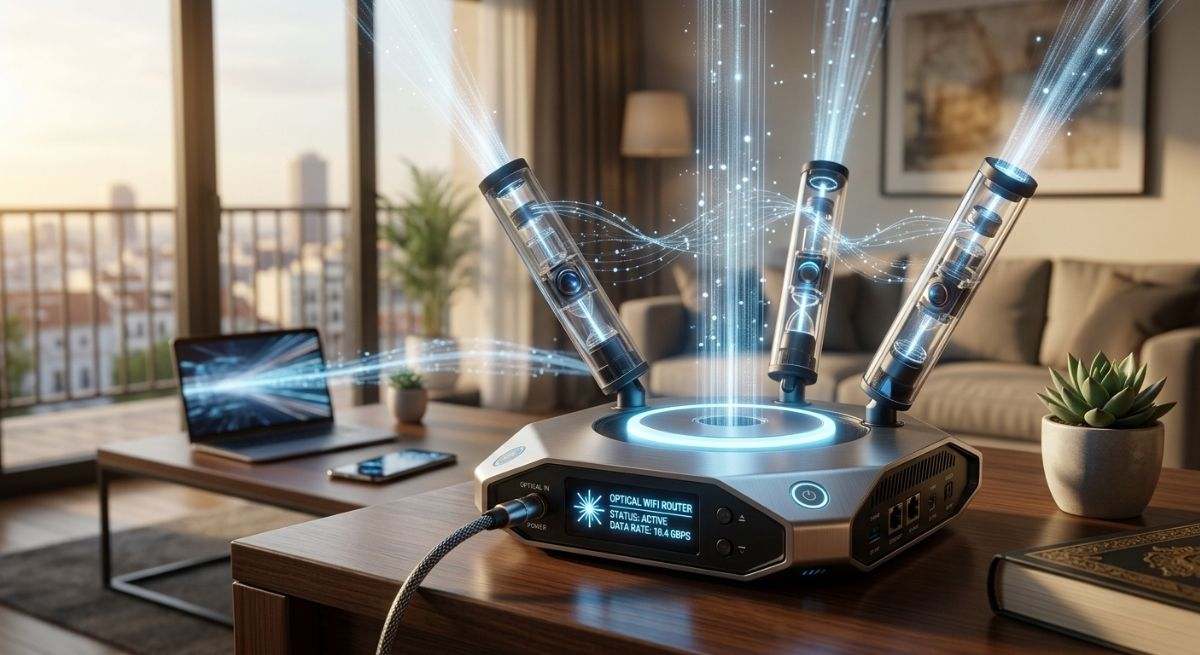 Adiós al WiFi tal y como lo conocemos: llega la conexión óptica con una velocidad 100 veces mayor que el actual
